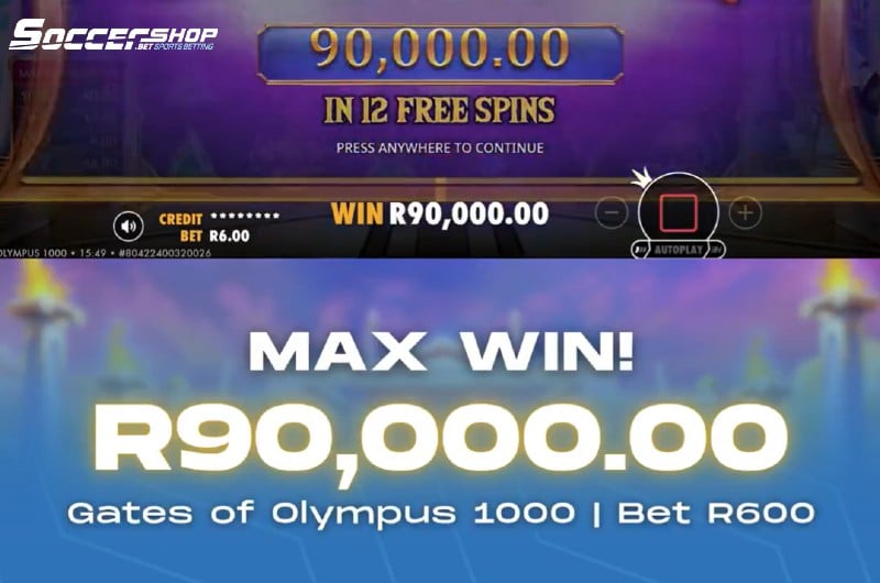 90K Max Win at SoccerShop